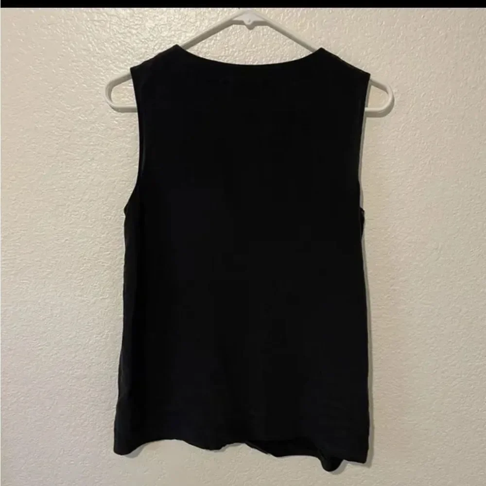 Kate spade black sleeveless‎ silk top 2